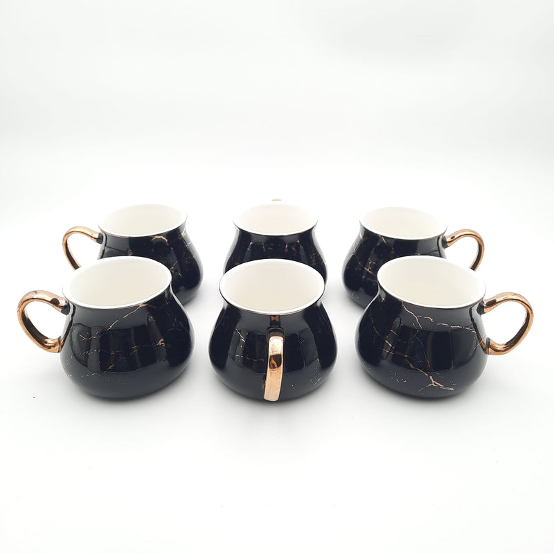 Marble Black Kaffeeset