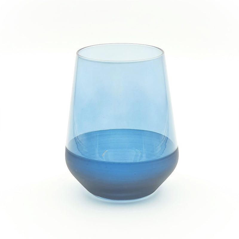 Blue Frosted Wassergläser 6er Set