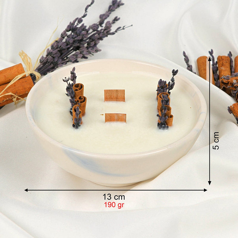Handgemachte Soja  Kerzen Lavendel/Zimt